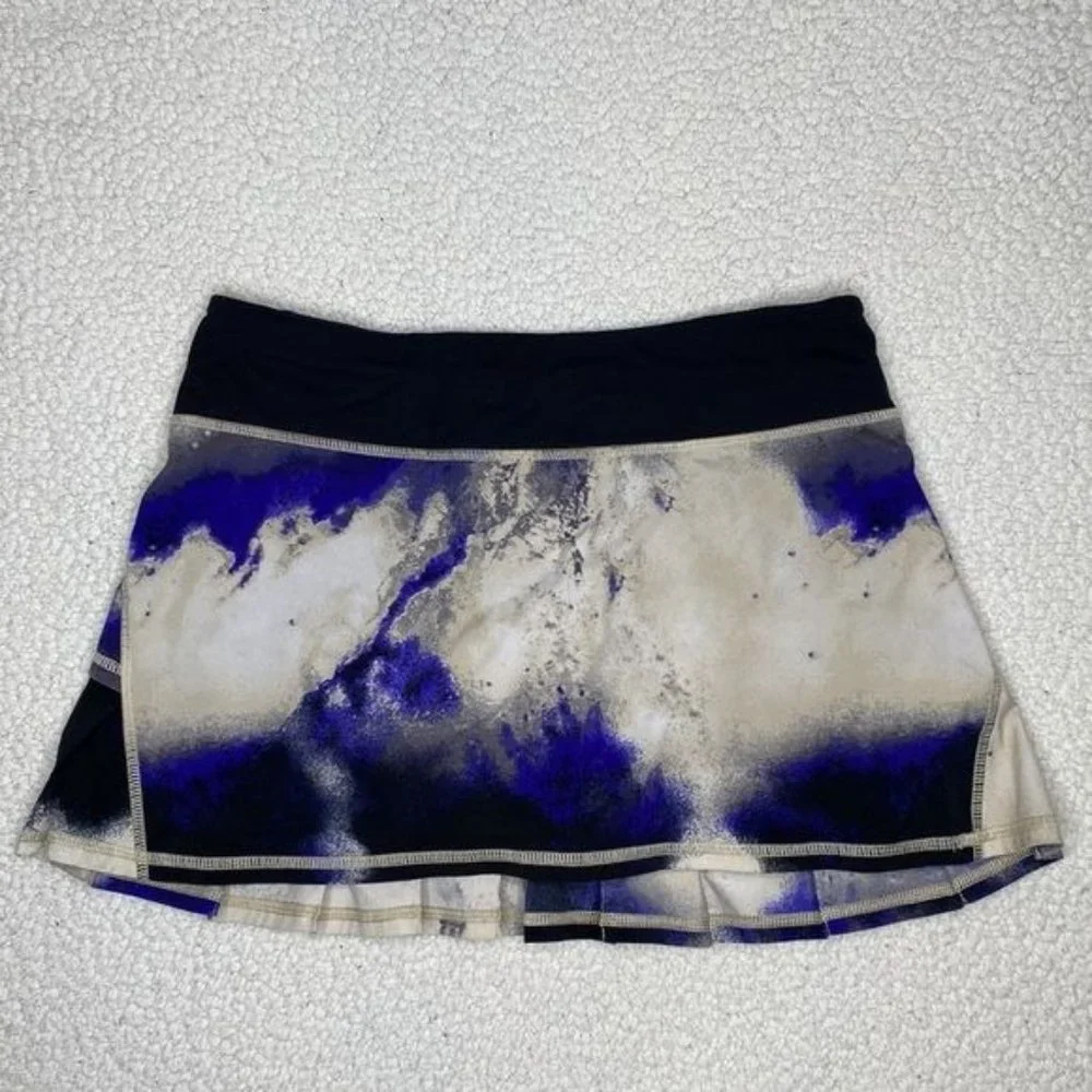 Lululemon Pace Setter Milky Way Multi Print Skirt: Size 4 - Picture 2 of 8
